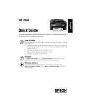 Epson workforce wf-2630 Manuals | ManualsLib