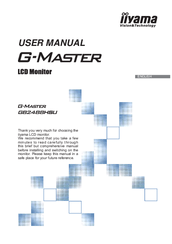 Iiyama G Master Gb24hsu User Manual Pdf Download Manualslib