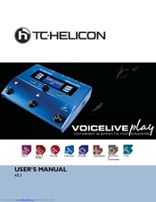Tc-helicon Voicelive play Manuals | ManualsLib