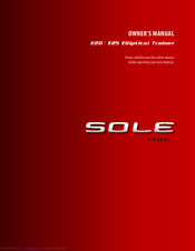 Sole E25 Manuals | ManualsLib