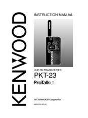 Kenwood ProTalk LT PKT-23 Manuals | ManualsLib