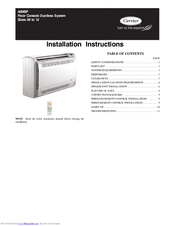 Carrier 40MBF Series Manuals | ManualsLib