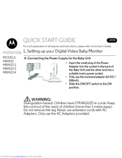 motorola mbp622 video baby monitor