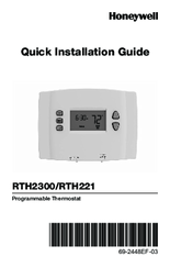 Honeywell RTH221 Series Manuals | ManualsLib