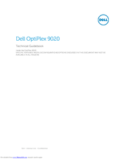 Dell Optiplex 90 Manuals Manualslib