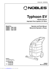 Nobles Typhoon Ev 608688 Operator And Parts Manual Pdf Download Manualslib