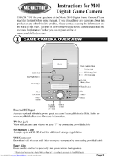 Moultrie M40 Manuals | ManualsLib