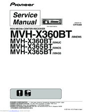 Pioneer Mvh X360bt Service Manual Pdf Download Manualslib