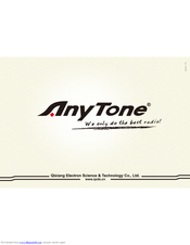 Anytone AT-6666 Manuals | ManualsLib