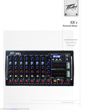 Peavey XR s Manuals | ManualsLib