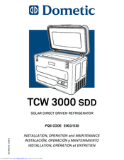 Dometic TCW 3000 SDD Manuals | ManualsLib