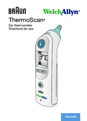 braun ear thermometer instructions