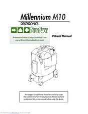 Respironics Millennium M10 Manuals | ManualsLib