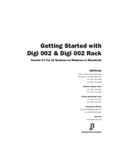 Digidesign digi 002 rack drivers mac catalina