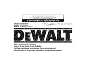 Dewalt D28402 Manuals | ManualsLib