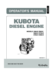 Kubota D722 Parts Manual