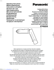 Panasonic EY6225 - 3.6V DRILL & DRIVER Manuals | ManualsLib