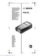 Bosch plr 30 c bruksanvisning