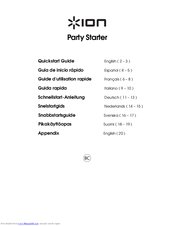 Ion party starter Manuals | ManualsLib