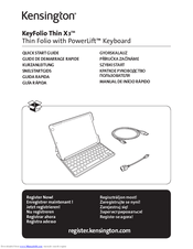 Kensington keyfolio thin x3 Manuals | ManualsLib