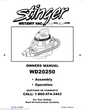 Stinger WD20250 Manuals | ManualsLib