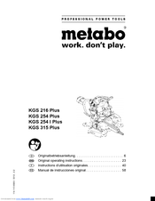 Metabo Kgs 216 M Manual