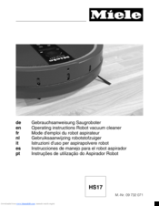 Miele scout error codes