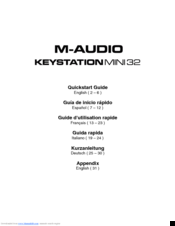 M Audio Keystation Mini 32 Manuals Manualslib