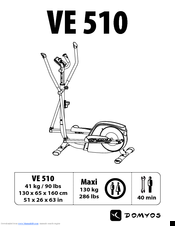Domyos VE 510 Manuals | ManualsLib