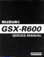 Suzuki 2004 GSX-R600 Manuals | ManualsLib