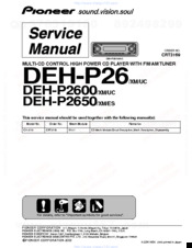 Pioneer Supertuner Wiring Diagram from data2.manualslib.com