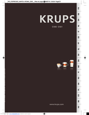 Krups Espresseria Automatic Ea81 Series Manuals Manualslib