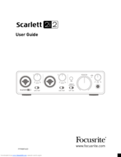 Focusrite scarlett 2i2 setup