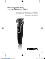 philips norelco multigroom qg3330 manual