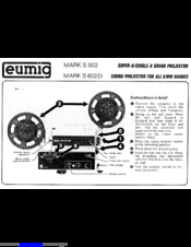 Eumig Mark S 710d Manual