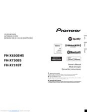 Pioneer FH-X730BS Manuals | ManualsLib