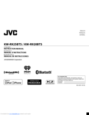 Jvc KW-R920BTS Manuals | ManualsLib