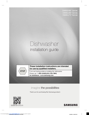 Samsung DW80K7050 Series Manuals | ManualsLib