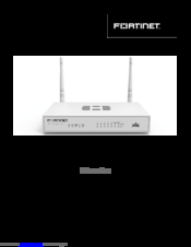 Fortinet FortiWiFi 30E Manuals | ManualsLib