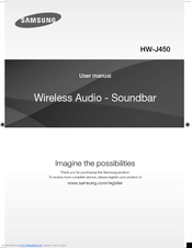 Samsung HW-J450 Manuals | ManualsLib