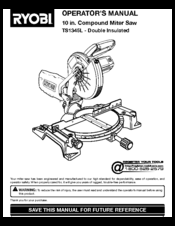 Ryobi TS1345L Manuals | ManualsLib