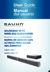 bauhn soundbar with wireless subwoofer