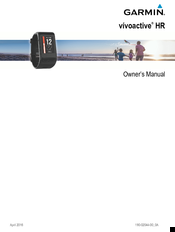garmin manuals vivoactive hr