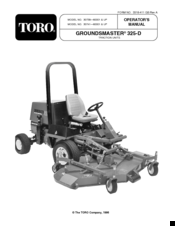 toro groundsmaster 325d