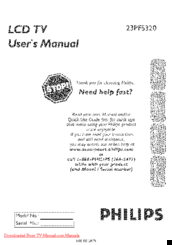 Philips 23PF5320 Manuals | ManualsLib