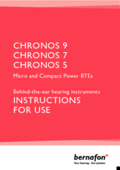 Bernafon CHRONOS 7 Manuals | ManualsLib