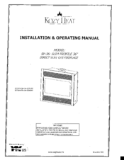 Kozy heat SP-36 Manuals | ManualsLib