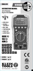 Klein tools MM400 Manuals | ManualsLib