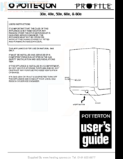 Potterton Puma 80e Manuals | ManualsLib