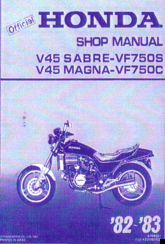 1998 honda magna vf 750 service manual free download